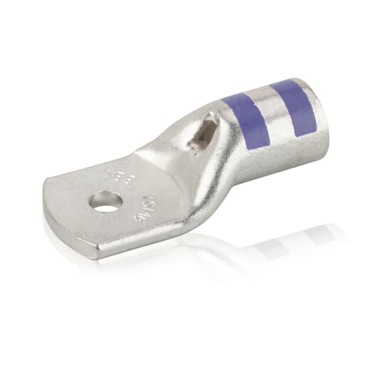 Cosse Color-Keyed droite à raccord M5 pour section 10mm² – 1 trou / Violet 10M5-A