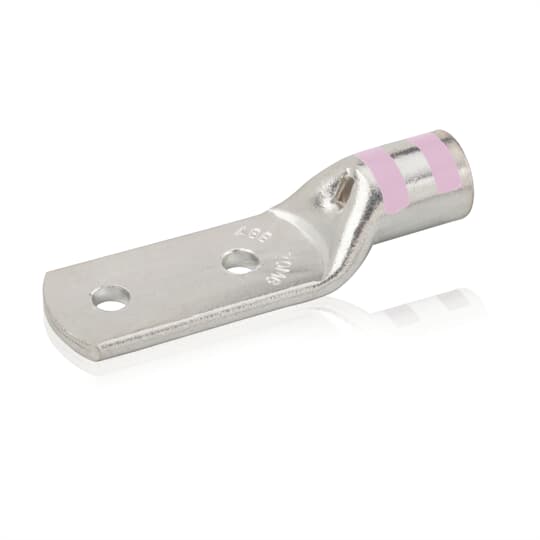 Cosse Color-Keyed droite à raccord M10 pour section 120mm² – 1 trou / Rose 120M10-A-2
