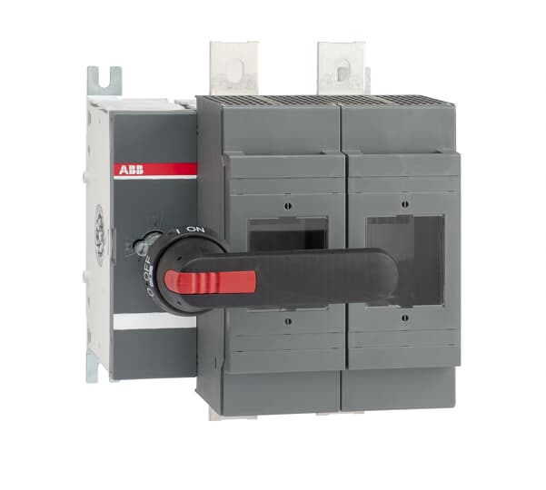 ABB  FUSE SWITCH DISCONNECTOR OS SERIE 630 A 2P, DIN 3 MECHANISME LINKS VAN DEPN - OS630D02P