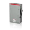 Enclosed heavy duty fusible safety switch