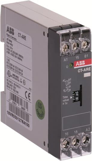 ABB TIME RELAY DELAY 0.3-30S, 110-130VAC - CT-ARE