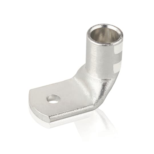 Cosse Color-Keyed 90° à raccord M8 pour section 25mm² – 1 trou / Blanc 25M8-A-90