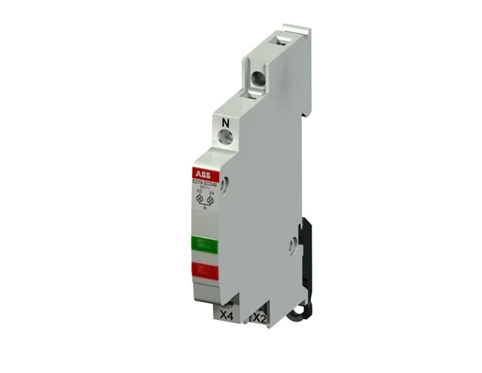 ABB  INDICATOR LIGHT MET 2 LED GREEN-, 12-48VAC - 0