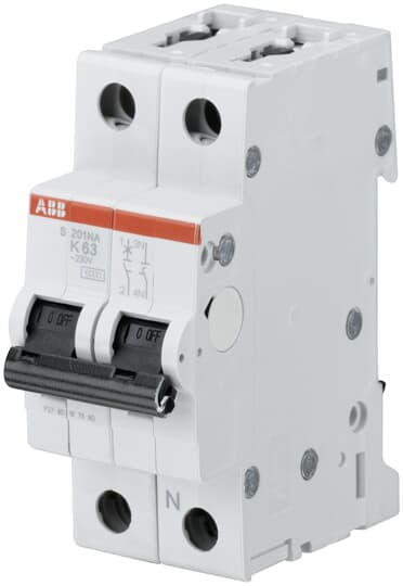 ABB  6 KA MCB 1P+N K KAR 20A - S201-K20NA