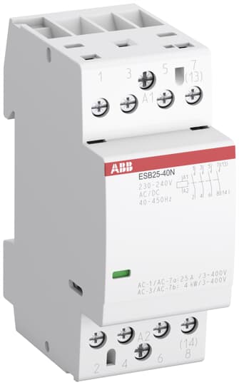 ABB InstallationsschützESB20-20N-06 230V AC/DCInstaschützSchütz 2-polig 