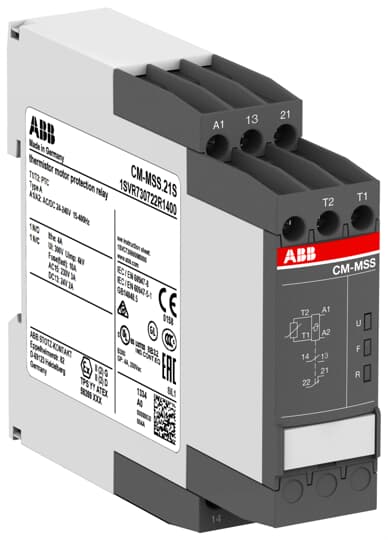 ABB MOTOR PROTECTION RELAY CM-MSS.21S - 1SVR730722R1400