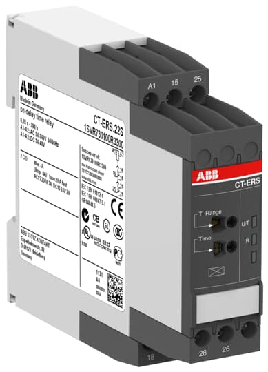 ABB TIME RELAY ON DELAY -  CT-ERS.22S