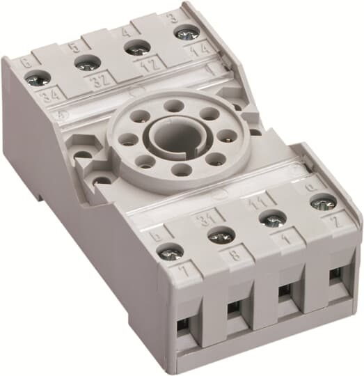 ABB  BASE FOR 2 C/O CR-U RELAY - CR-U2SM