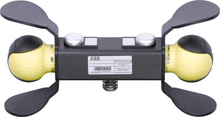 Mobile 2-Handbedieneinheit 2x Safeball, 2 Leuchtdrucktaster,