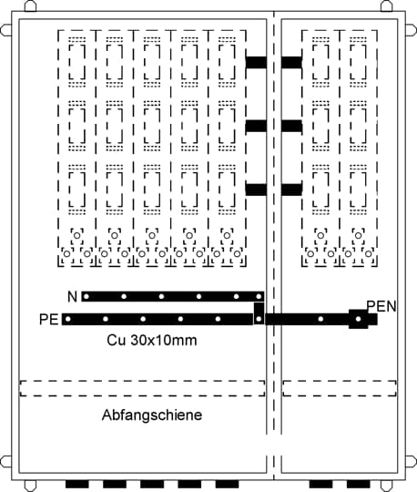 Hausanschlussschrank, IP31