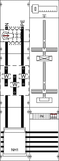Panneau de mesure pour transformateur