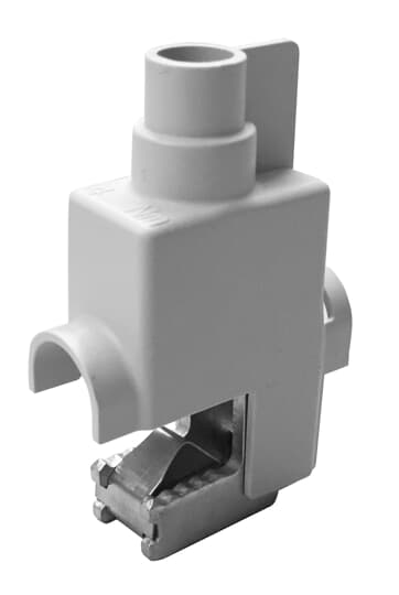 Anschlussklemme handsicher 1,5 - 16mm², für CU 10 mm, Sammelschienensystem