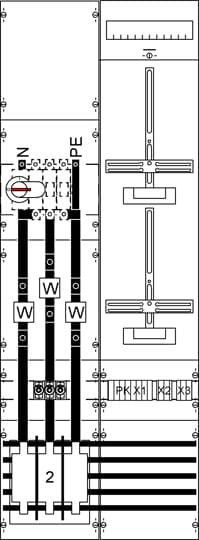 Panneau de mesure pour transformateur