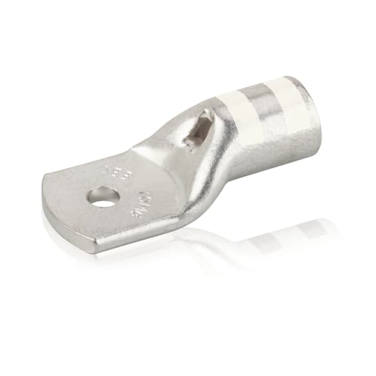 Cosse Color-Keyed droite à raccord M12 pour section 400mm² – 1 trou / Blanc 400M12-A