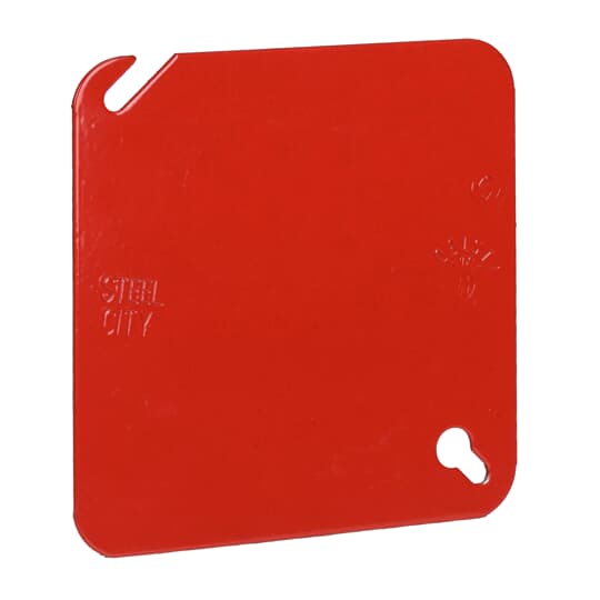 FLAT 4-SQUARE RED COVER