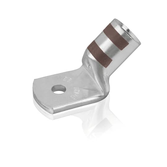 Cosse Color-Keyed 45° à raccord M10 pour section 70mm² – 1 trou / Marron 70M10-A-45