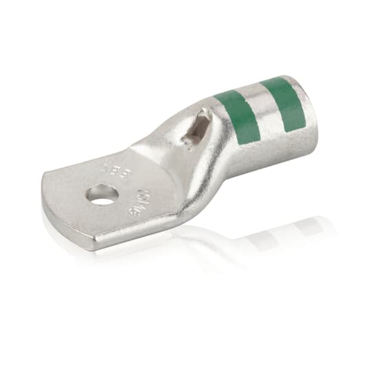 Cosse Color-Keyed droite à raccord M8 pour section 95mm² – 1 trou / Vert 95M8-A