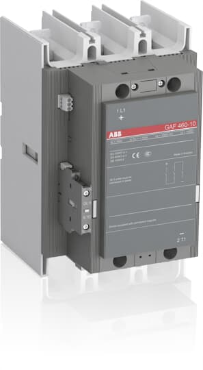 ABB  MAGNEETSCHAKELAAR VOOR HET SCHAKELEN VAN GELIJKSPANNING AUX CONTACT 1NO + 1NC - GAF460-10-11-69