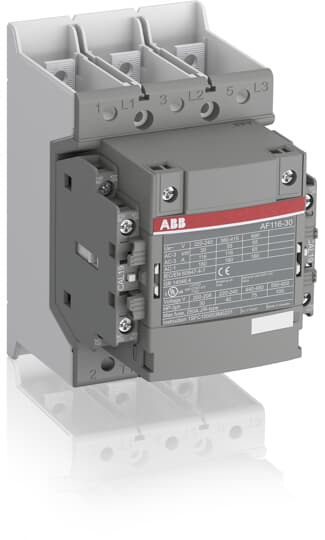 ABB  MAGNEETSCH. 55KW 400V3P RINGAANSL. COIL CODE 11 GROOT SPANNINGSBEREIK AUX CONTACT 2NO + 2NC - AF116-30-22B-11
