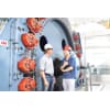 ABB mine hoist with ABB staff