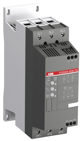 1.5 HP / 1.5 kW @ 240V PSR6-600-11 3 HP / 3 k... ABB PSR Series Softstarter 