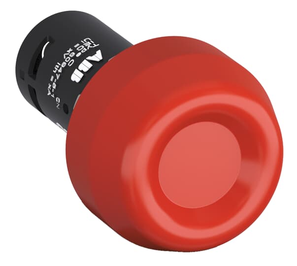 ABB  RED COMPACT HEAVY DUTY PUSHBUTTON - CP6-10R-02