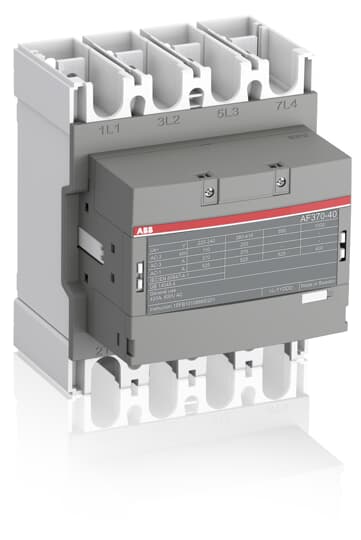 ABB  CONTACTOR 200KW 400V4P COIL CODE 11 GROOT SPANNINGSBEREIK AUX CONTACT 0NO + 0NC - AF370-40-00-11