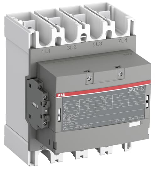 ABB  CONTACTOR 160KW 400V4P COIL CODE 14 GROOT SPANNINGSBEREIK AUX CONTACT 2NO + 2NC - AF305-40-22-14