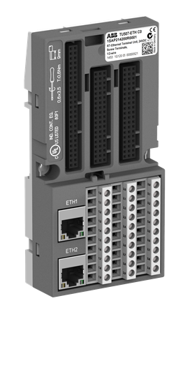 Busklemmenblock,Schraub 2xRJ45,24VDC,fuer RT-ETHERNET Module