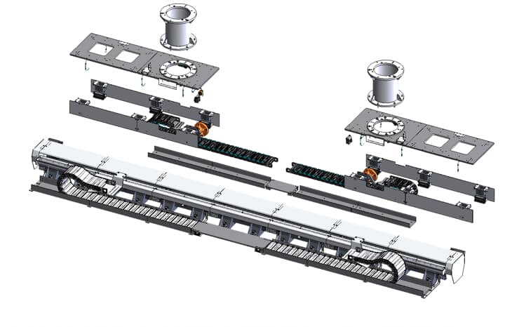 Track motion. ABB Motion Control. Трек для робота. Linear Movement track Robot.