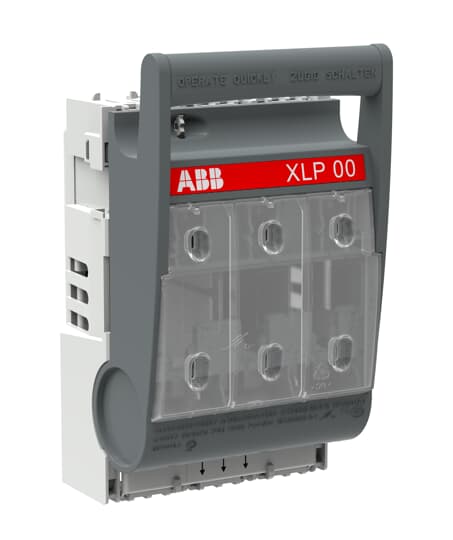Disjoncteur de séparation 160A avec 3 borniers de pontage NH-Si, taille 00, espacement des phases 40mm