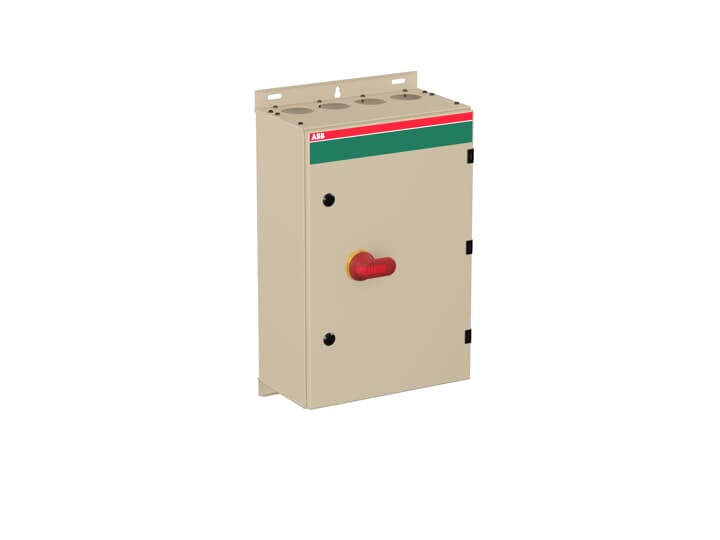 Interrupteur de sécurité dans un boîtier en acier 3 pôles 110 kW 400 V