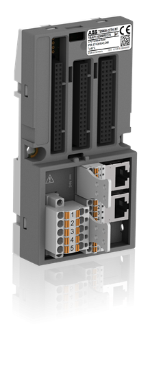 Support de module, 0xPlace, 2xETHERNET RJ45, 1xCOM, 24VDC, connecteur CAN 1SAP310300R0278