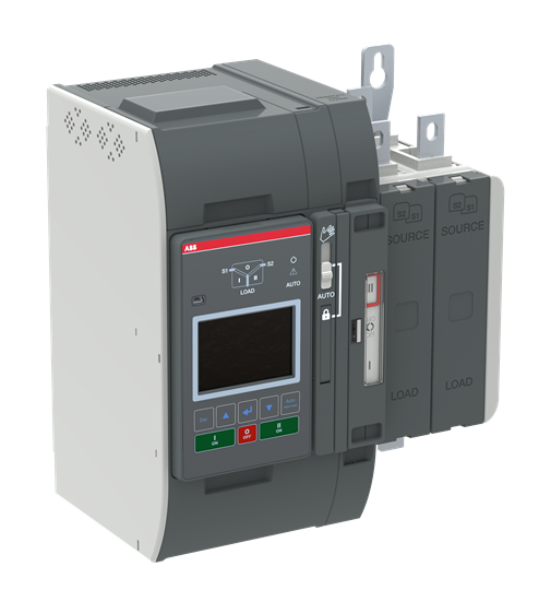 Commutateur automatique TruONE 2 pôles 200 A, unité de commande de niveau 3