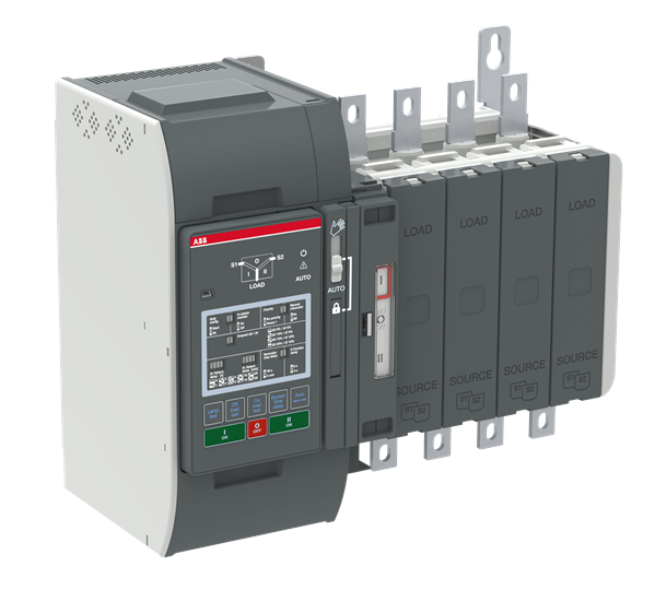 Commutateur automatique TruONE 3-pôles + N 200 A, unité de contrôle de niveau 2