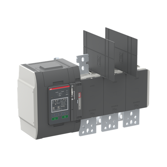 Commutateur automatique TruONE 3 pôles 800 A, unité de commande Level 2