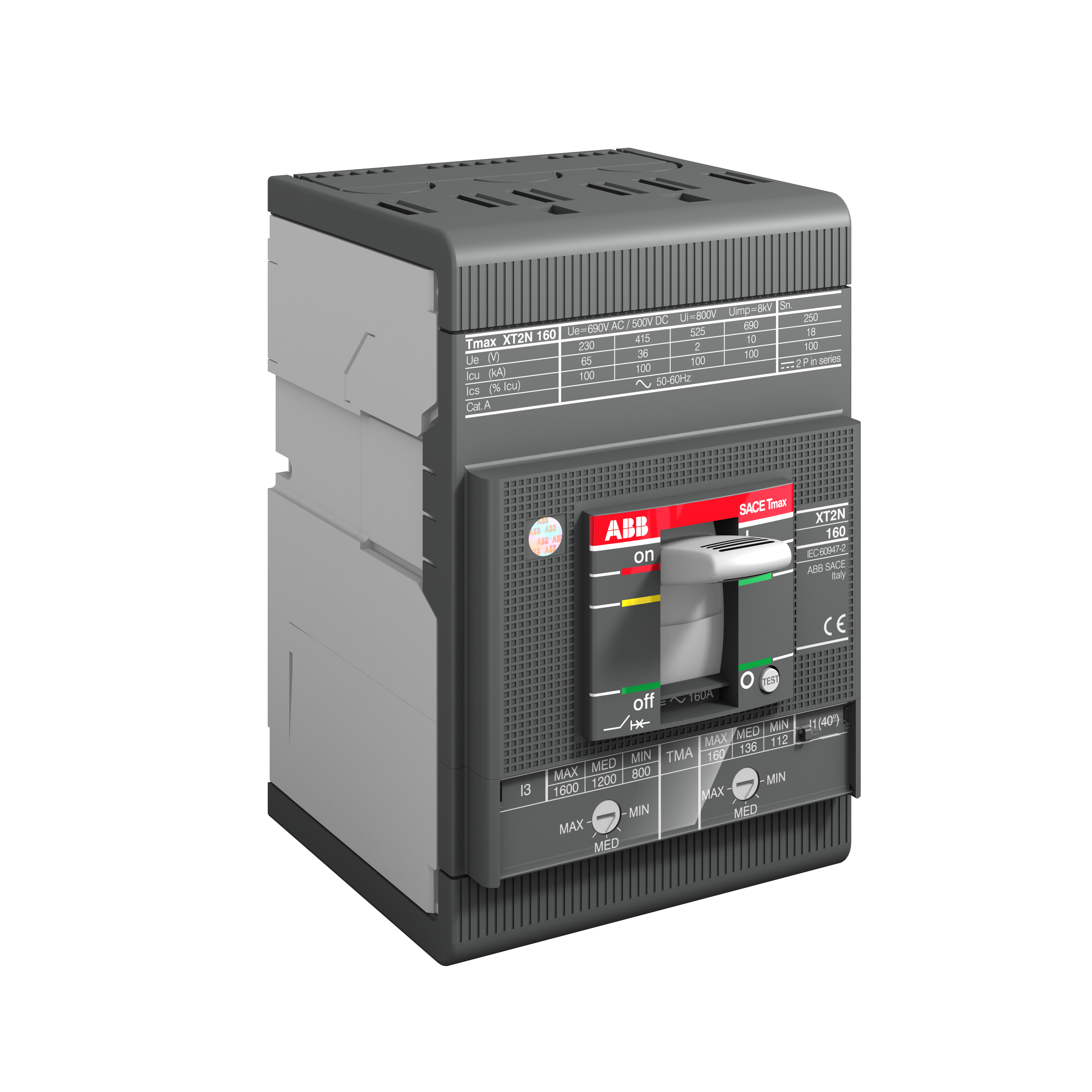 XT2H 160 TMA 40-400 3p F F | ABB