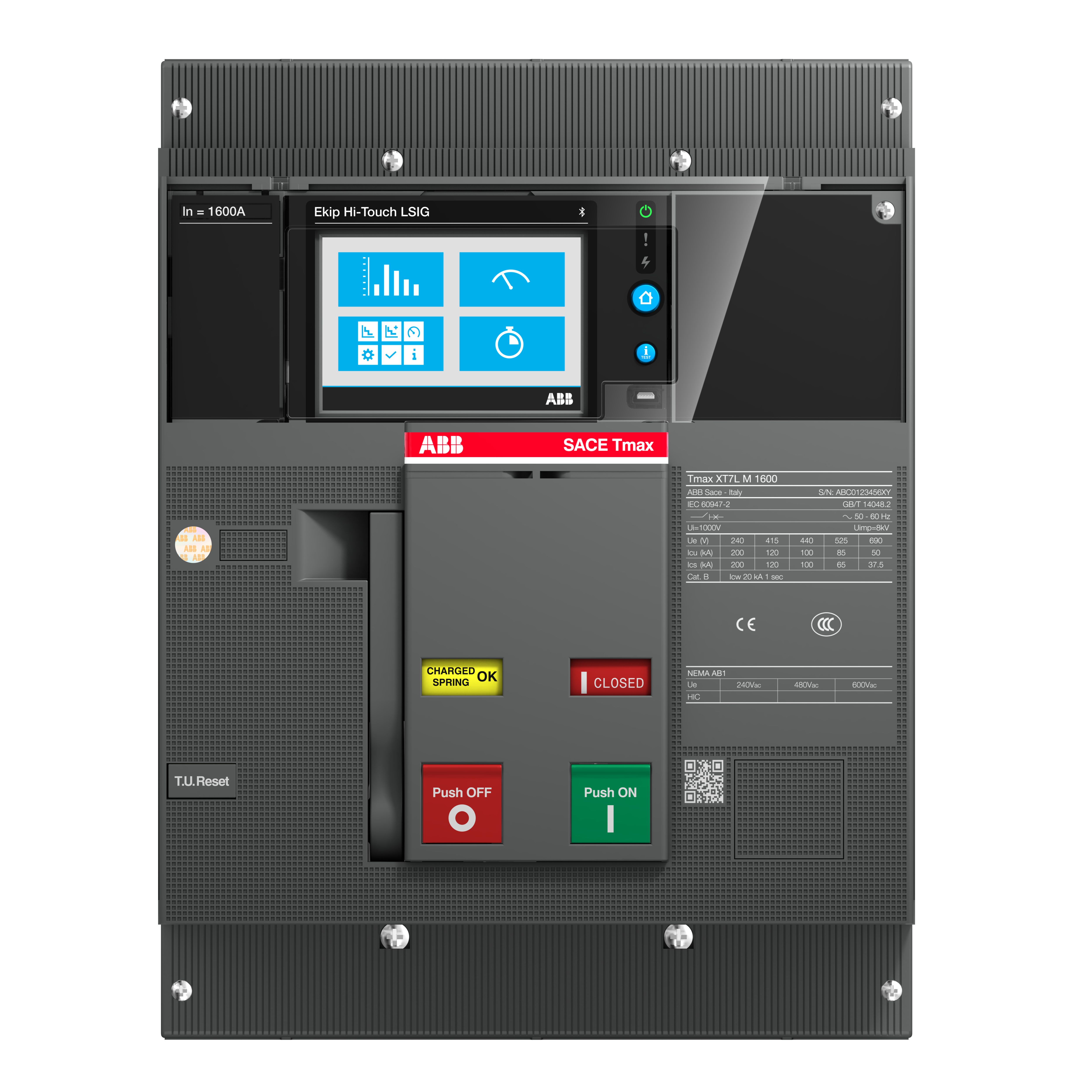 XT7S M 800 Ekip Touch LSI In=800A 3p F F | ABB