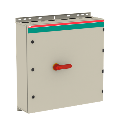 Interrupteur de sécurité dans un boîtier en tôle d'acier 6 pôles 220 kW 400 V 1SCA022512R9430