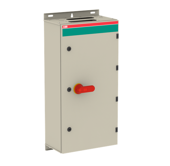 Interrupteur de sécurité en boîtier en tôle d'acier 3 pôles 220 kW 400 V