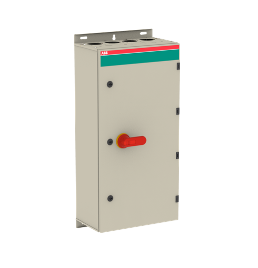Interrupteur de sécurité dans boîtier en tôle d'acier 3 pôles 220 kW 400 V