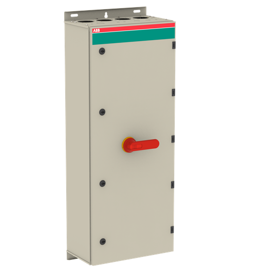 Interrupteur de sécurité EMV dans un boîtier en tôle acier 3 pôles 315 kW 400 V 1SCA022742R3880