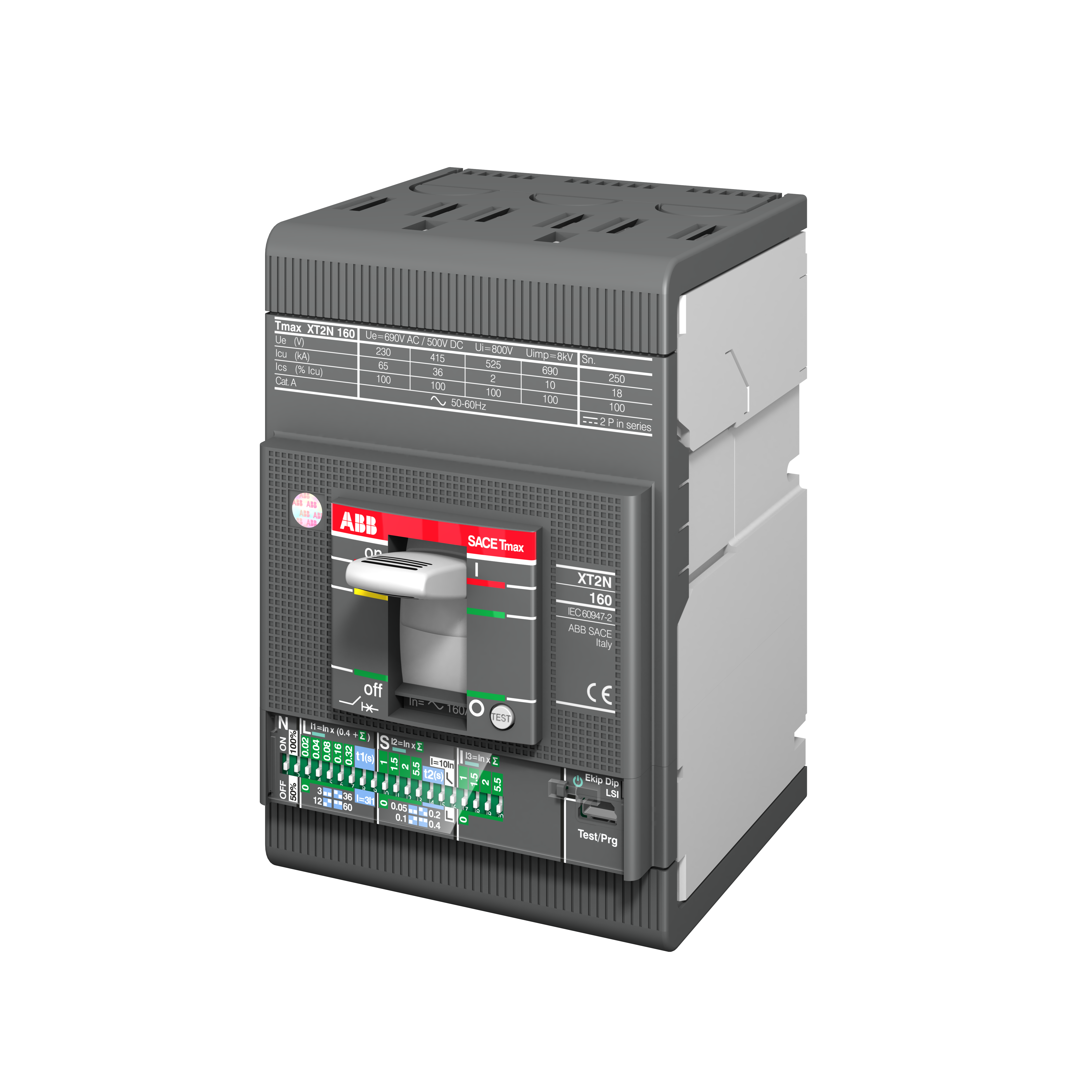 XT2N 160 Ekip Dip LS/I In=63A 3p F F | ABB