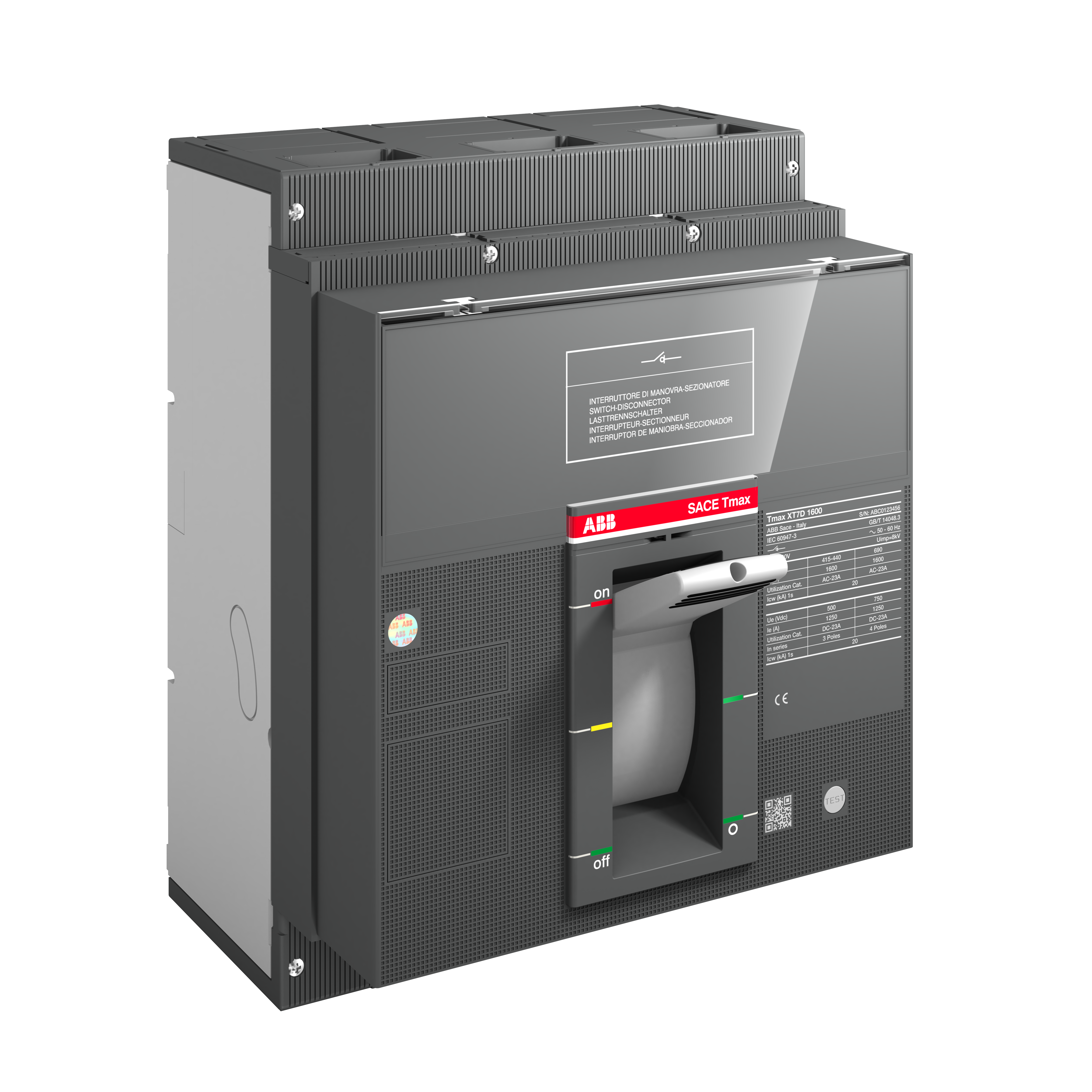 XT7L-D 1000 MCS 3p F F UL/CSA + Acc | ABB