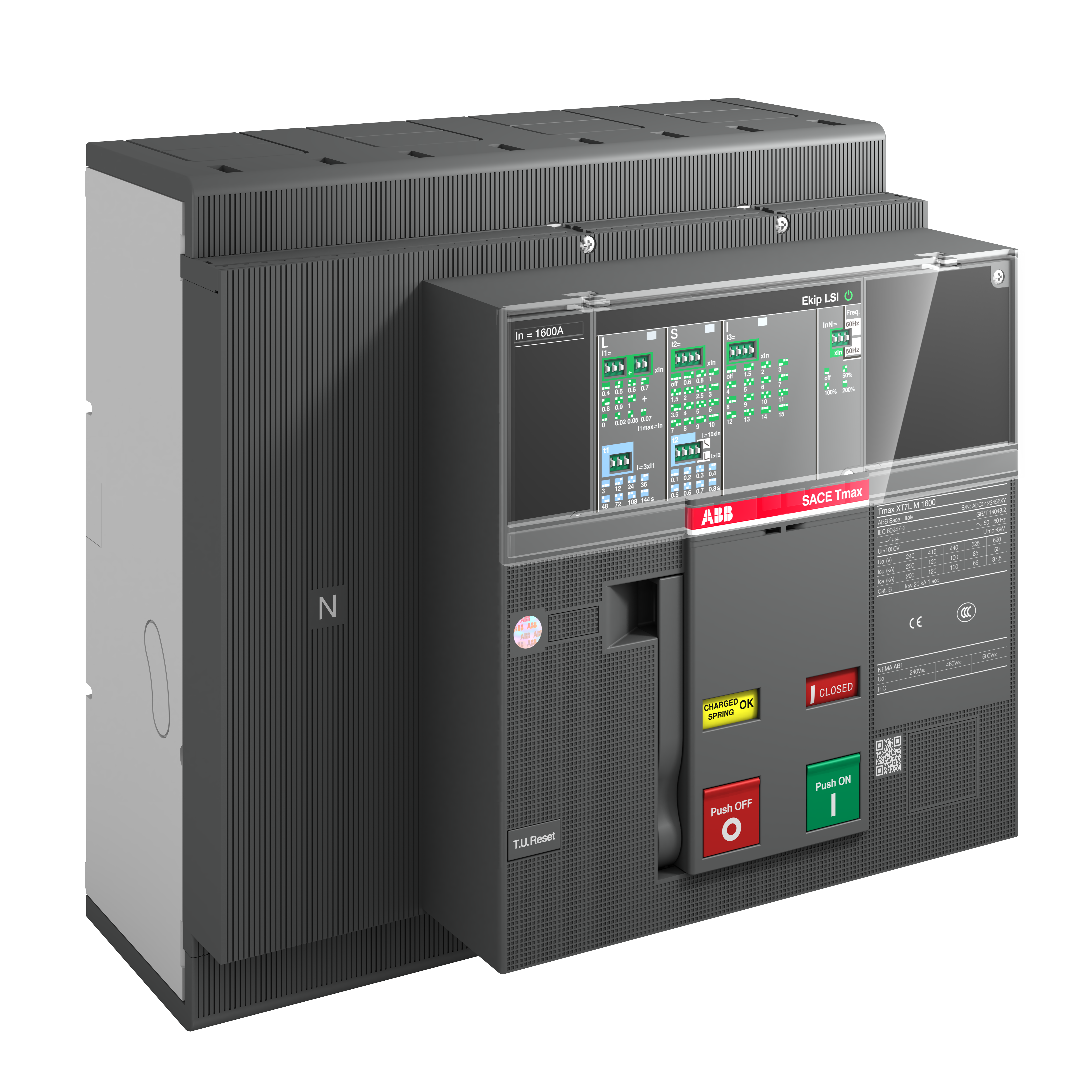 XT7S M 1250 Ekip Dip LSIG In1250A 4p F F | ABB