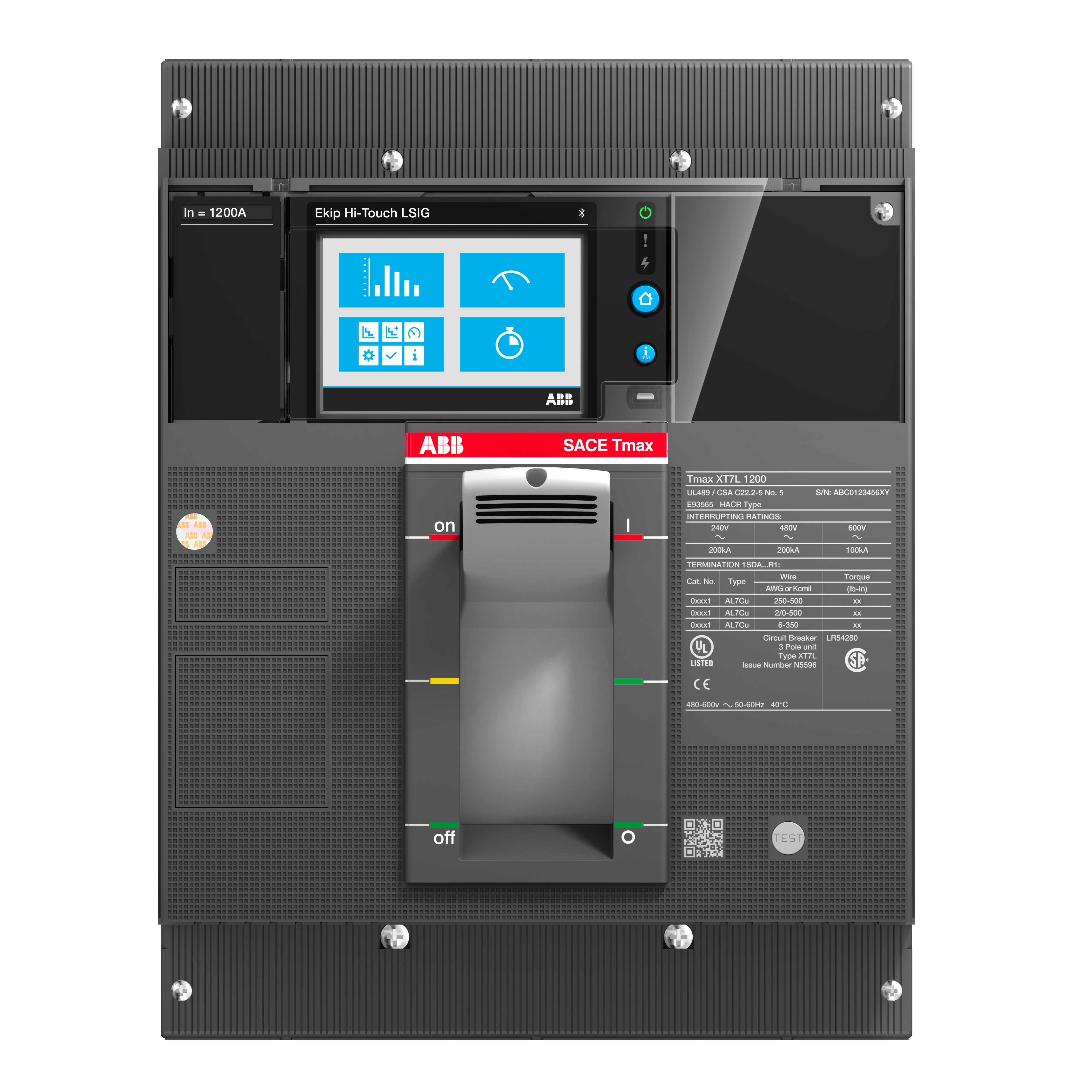 XT7S 1200 Ekip Hi-TouchLSI 1200 3p FF UL | ABB