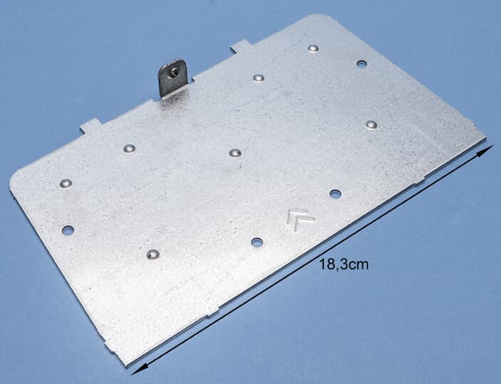 ABB Blank cable conduit plate, R4; ACS580 Cable conduit entry for R4