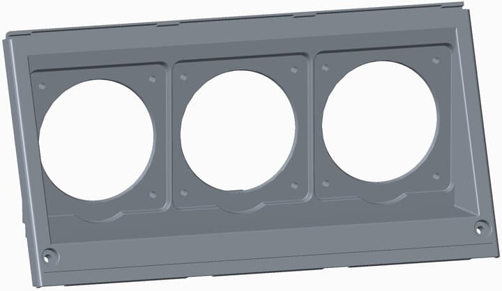 ABB  MOUNTING FRAME 3V,16A / 32A - FMCE47
