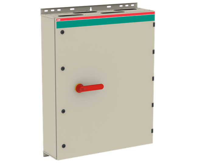 Interrupteur de sécurité dans un boîtier en tôle 6 pôles 315 kW 400 V
