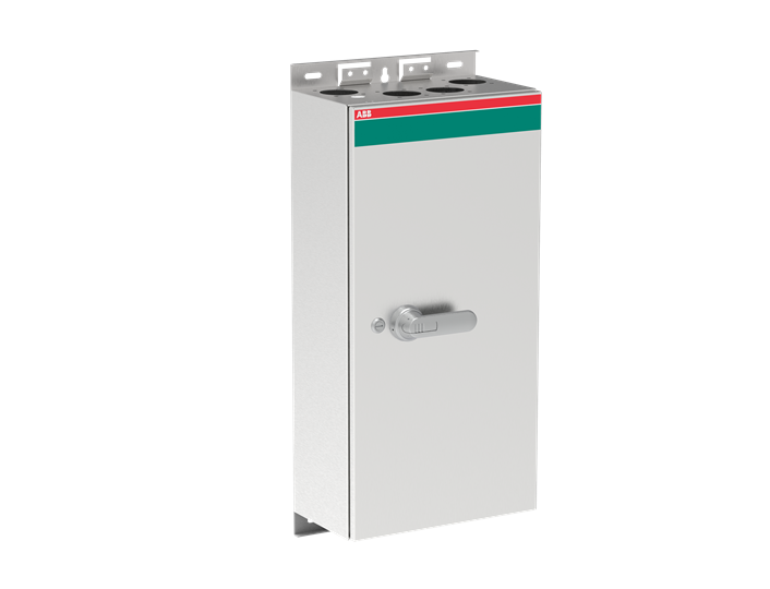Interrupteur de sécurité dans un boîtier en acier inoxydable 3 pôles 220 kW 400 V avec poignée en acier inoxydable